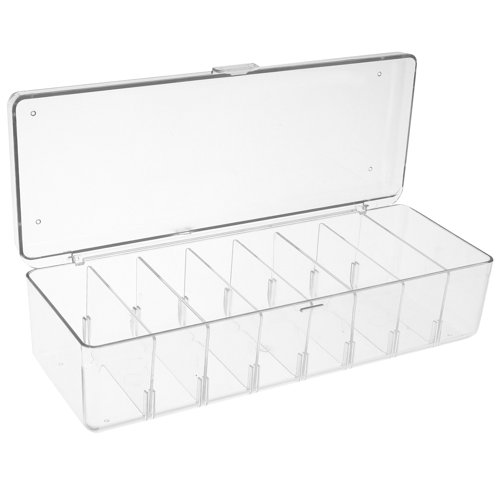 Cable Management Box - Clear Heavy Duty Plastic Cord Organizer