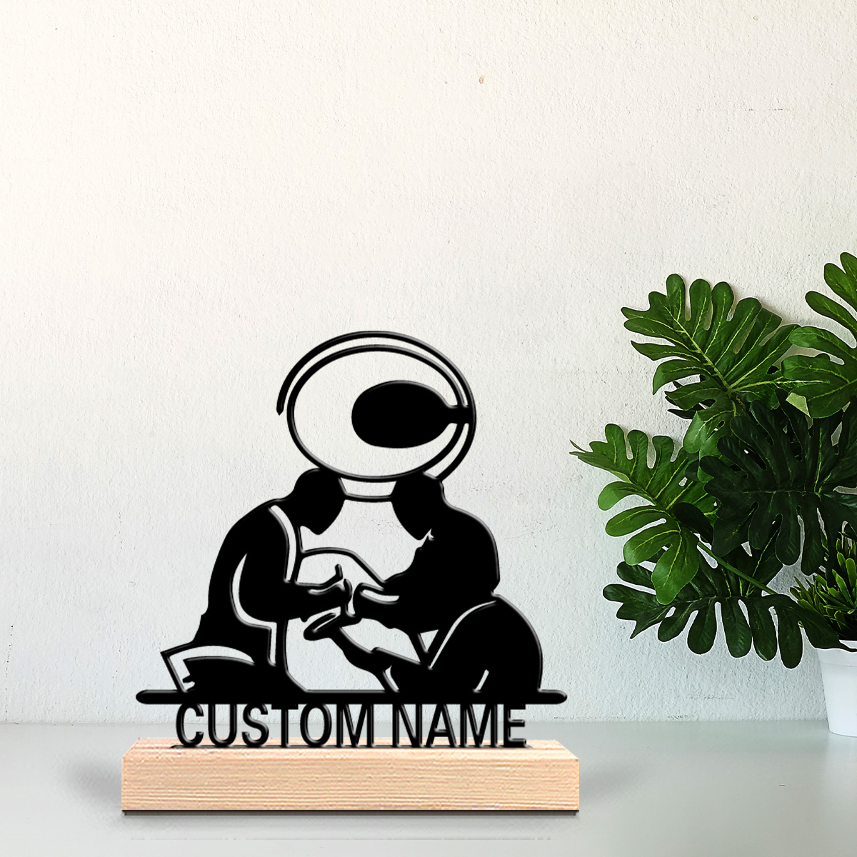 Home Office Decor - 1pc Terror Personalized Custom ballet Metal