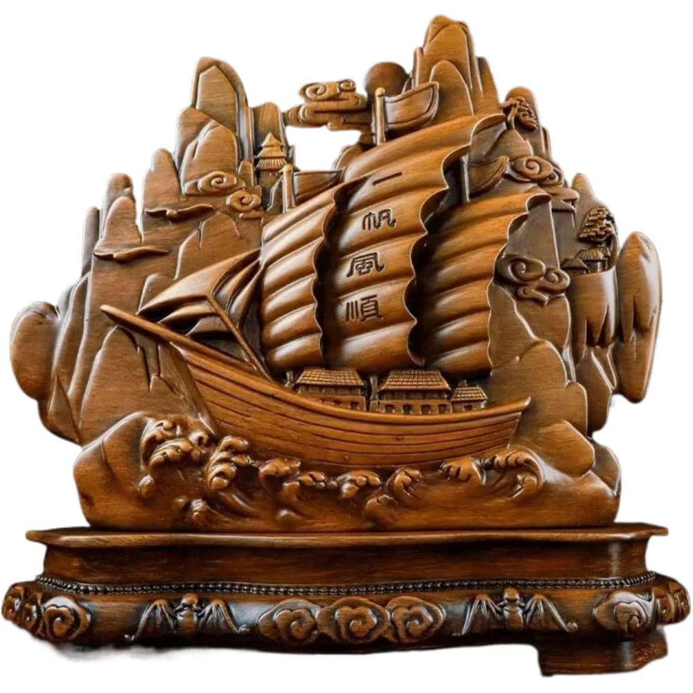 Home Office Feng Shui - Feng Shui Resin Mountain for Wealth,