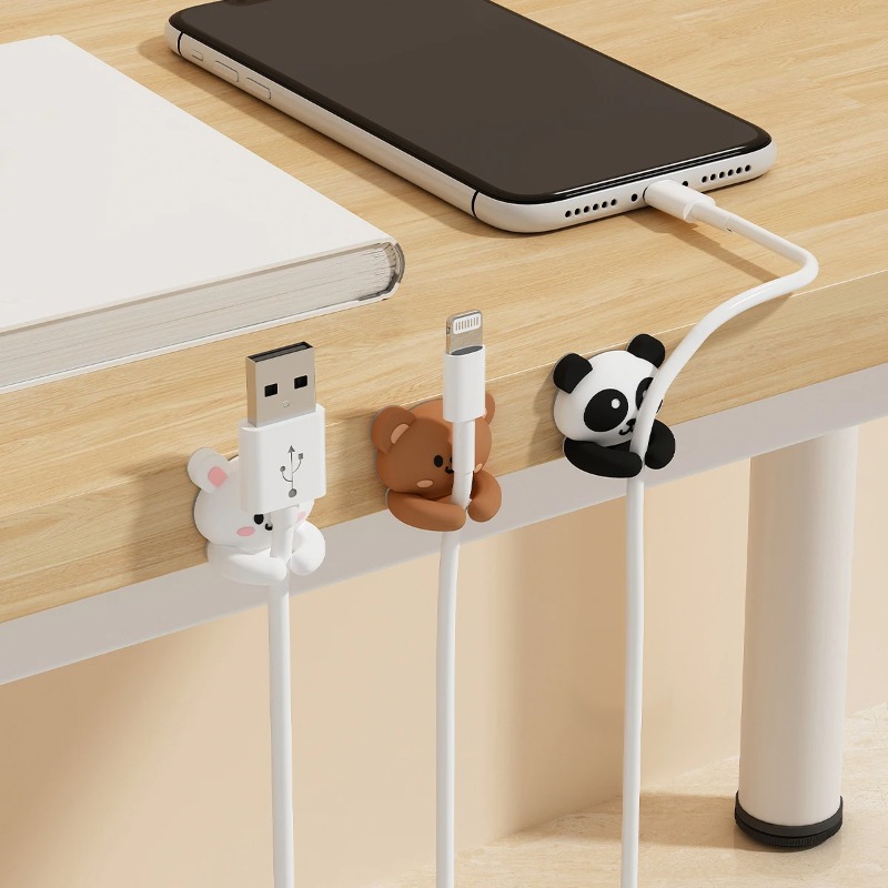 Cable Management Box - WORTHBUY Cute Desktop Cable Organizer Holder