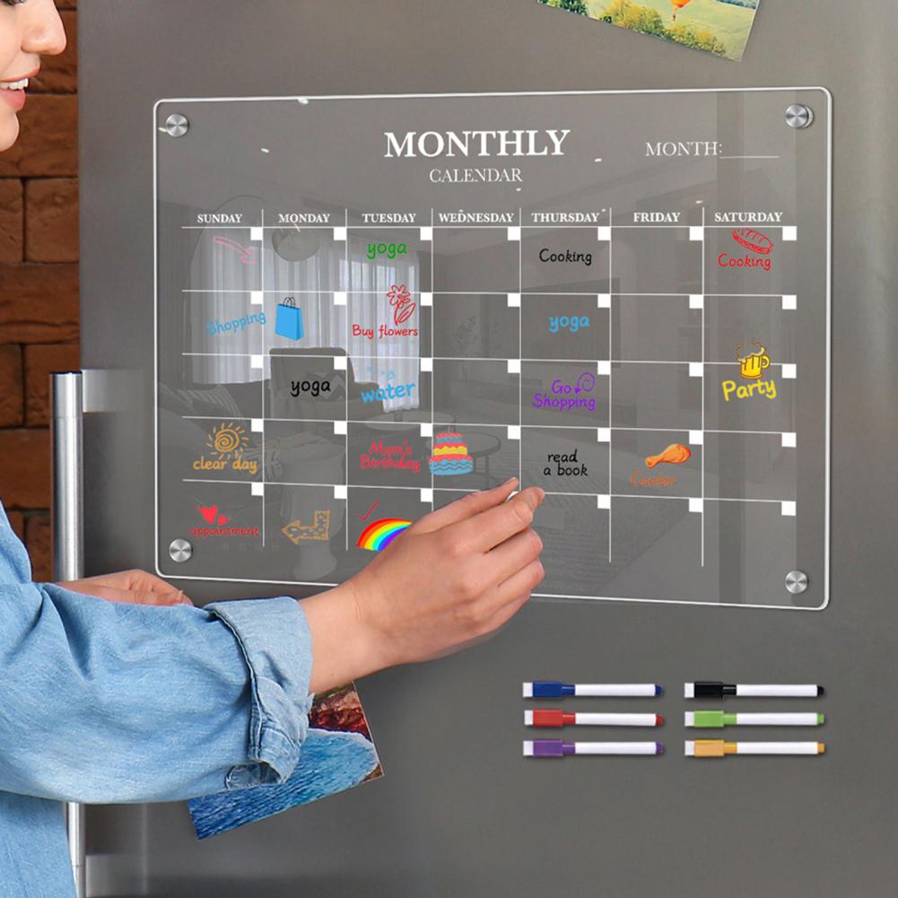 Acrylic Planning Board Magneti - Magnetic Calendar Board incelemesi ve fiyatı