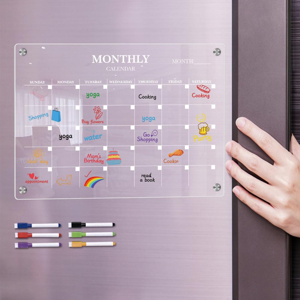 Acrylic Planning Board Magneti - Magnetic Calendar Board incelemesi ve fiyatı