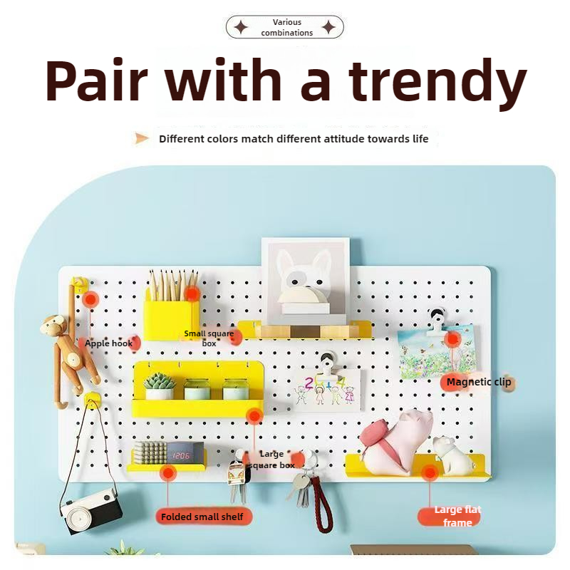 Hole Board DIY Metal Plate Liv - Home Office Organization incelemesi ve fiyatı