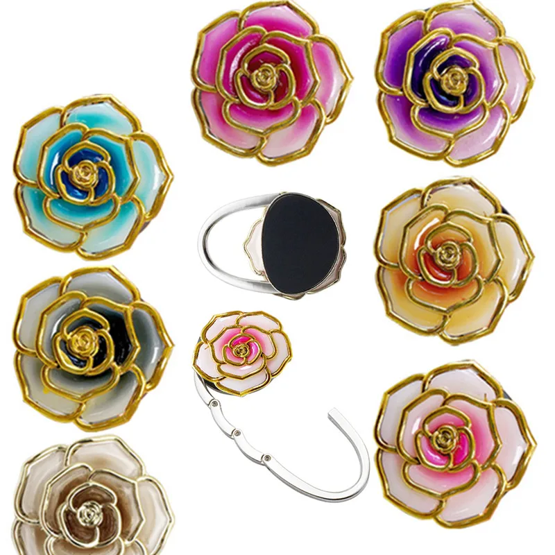 Rose Flower Foldable Bag Holde - Home Office Hidden Desk incelemesi ve fiyatı