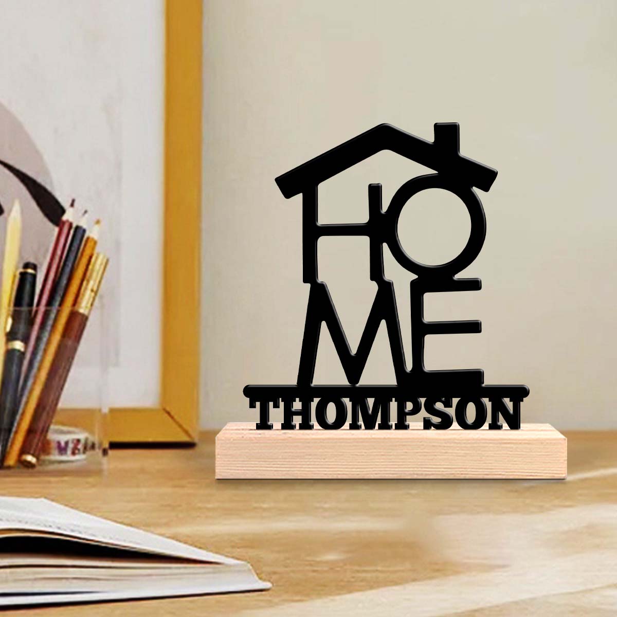 1Pc Csutom Home House Shape Wo - Home Office Decor incelemesi ve fiyatı