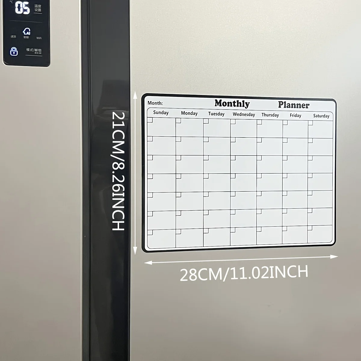 1pc Magnetic Refrigerator Dry  - Magnetic Calendar Board incelemesi ve fiyatı