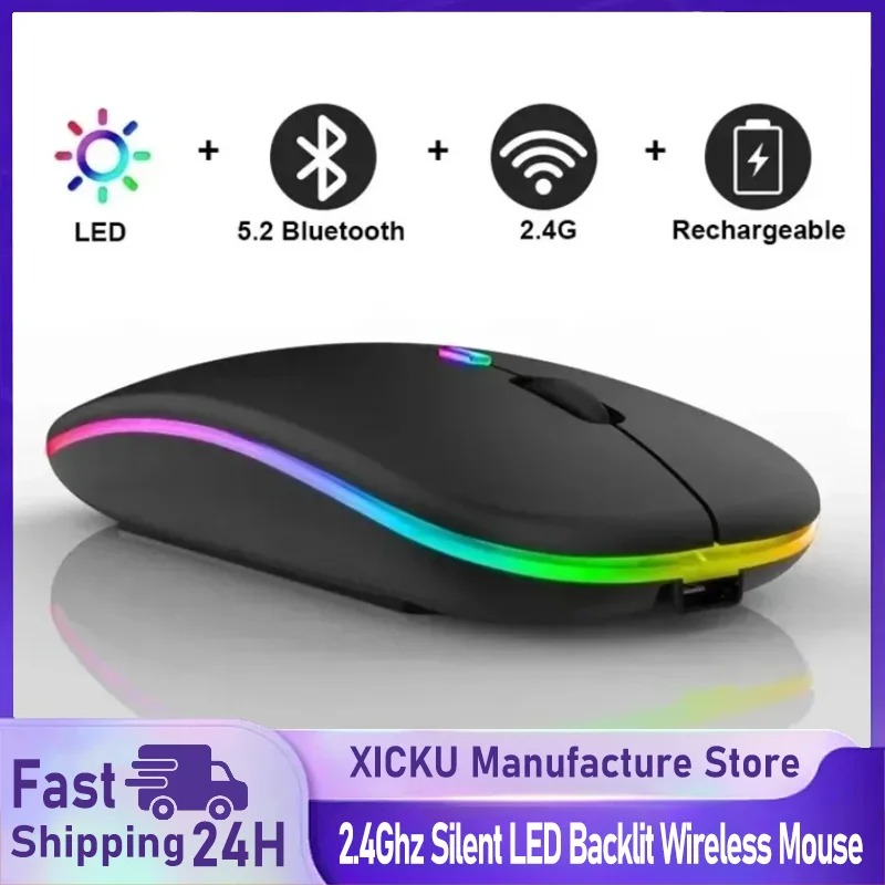 Silent Click RGB Wireless Mous - Home Office For Mac incelemesi ve fiyatı