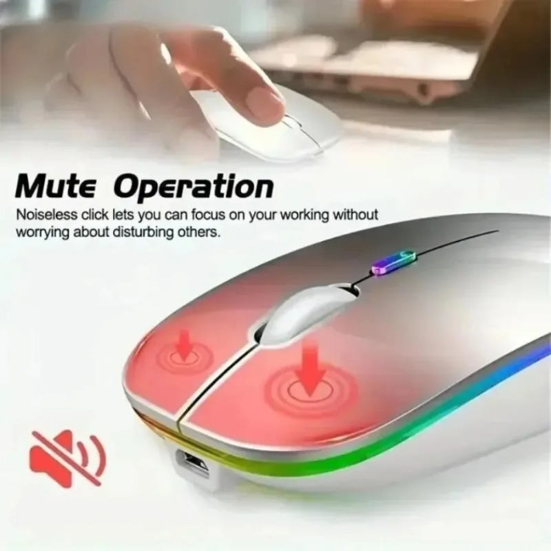 Silent Click RGB Wireless Mous - Home Office For Mac incelemesi ve fiyatı