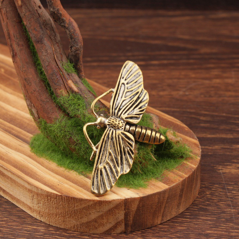 Hot Sale 1/3Pcs Brass Moth Scu - Home Office Bookshelves incelemesi ve fiyatı