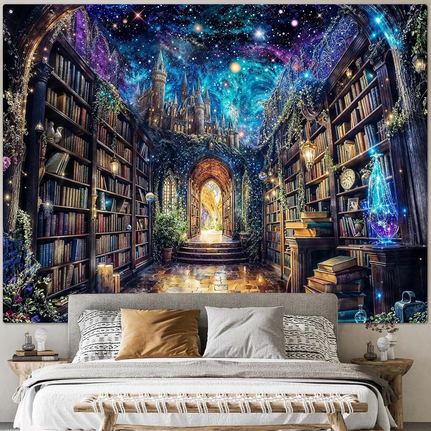 Magic bookshelf library tapest - Home Office Bookshelves incelemesi ve fiyatı