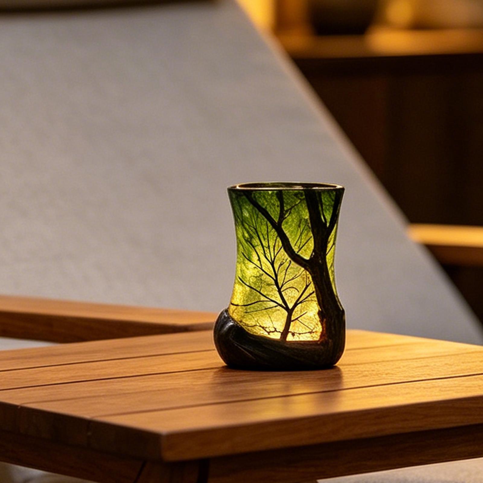 Bedside Table Lamp Forest Nigh - Home Office Decor incelemesi ve fiyatı