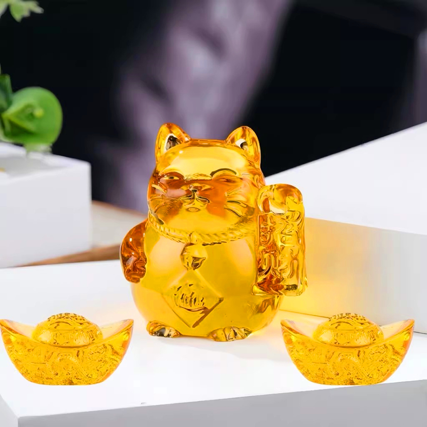Lucky Cat Desk Ornament,Money  - Home Office Feng Shui incelemesi ve fiyatı