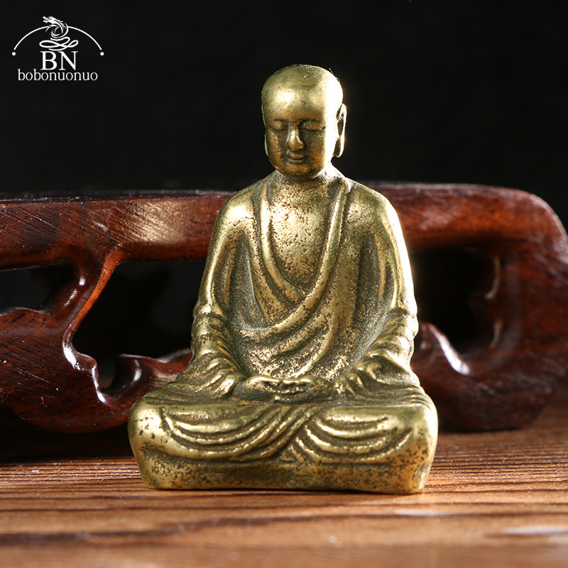Antique Brass Buddha Statue Mi - Home Office Feng Shui incelemesi ve fiyatı