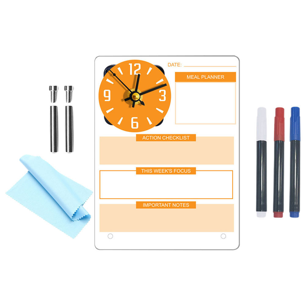 1Set Acrylic Dry Erase Planner - Home Office Organization incelemesi ve fiyatı