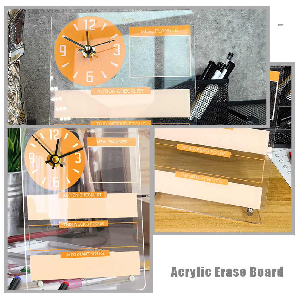 1Set Acrylic Dry Erase Planner - Home Office Organization incelemesi ve fiyatı