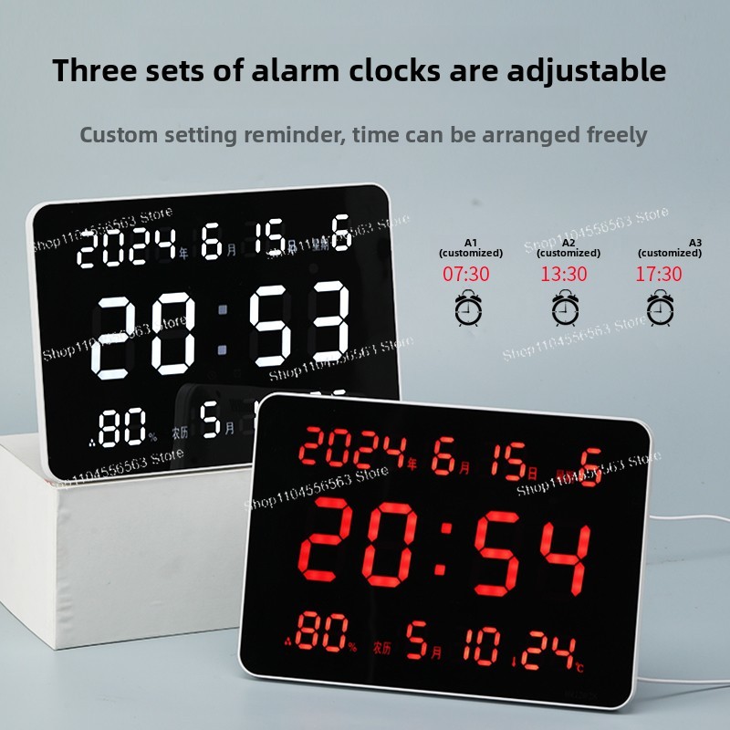 Digital Wall Clock with LED Di - Home Office Updates incelemesi ve fiyatı