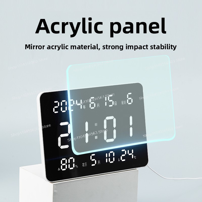 Digital Wall Clock with LED Di - Home Office Updates incelemesi ve fiyatı