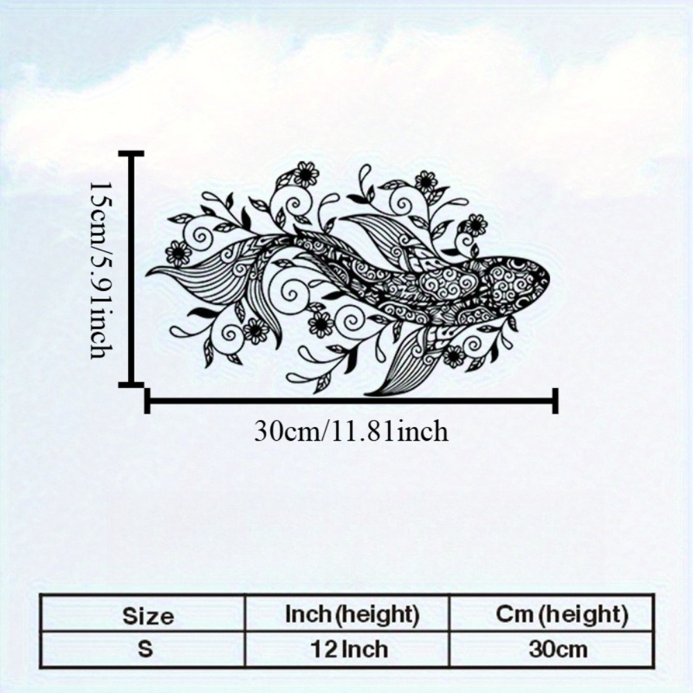 1pc Vintage Koi Fish Metal Wal - Home Office Feng Shui incelemesi ve fiyatı