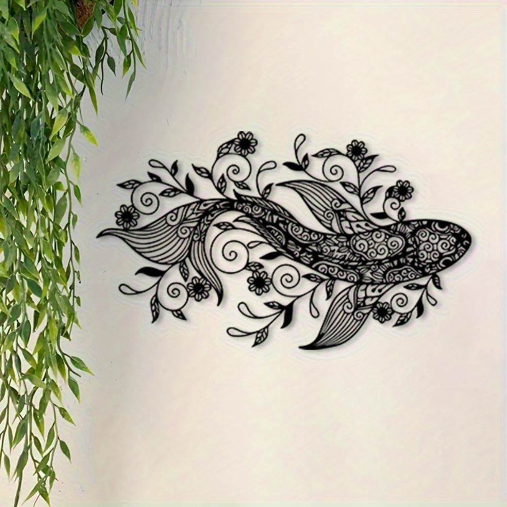 1pc Vintage Koi Fish Metal Wal - Home Office Feng Shui incelemesi ve fiyatı