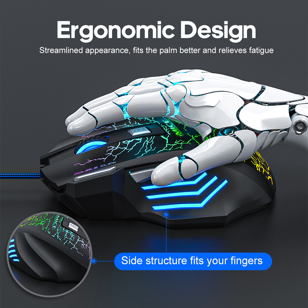 USB Wired Gaming Mouse High Pr - Home Office For Mac incelemesi ve fiyatı