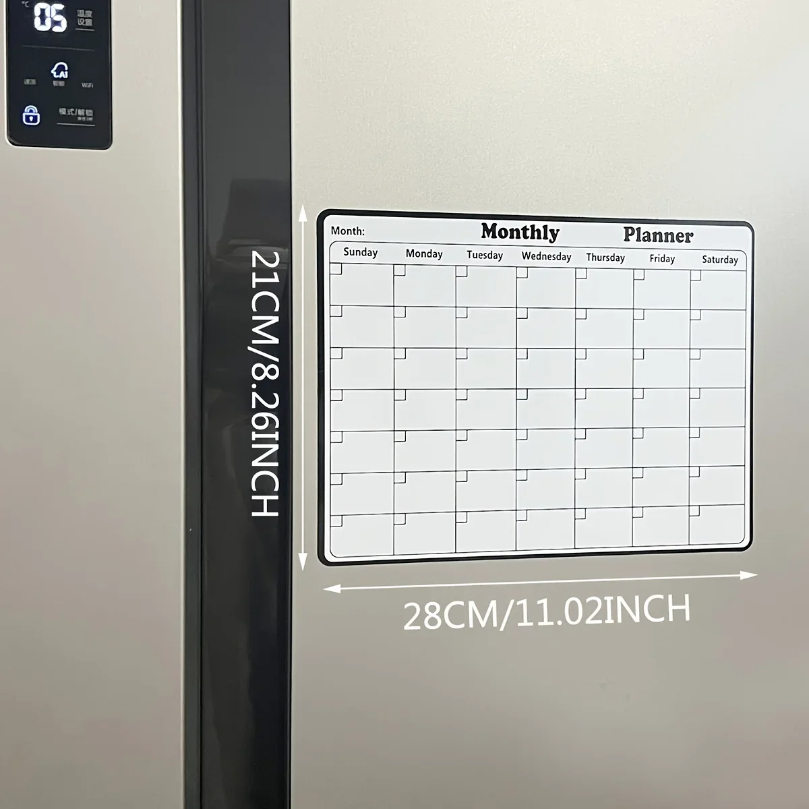 Magnetic Refrigerator Dry Eras - Magnetic Calendar Board incelemesi ve fiyatı