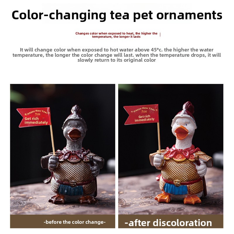 Color Changing Warrior Duck Te - Home Office Feng Shui incelemesi ve fiyatı