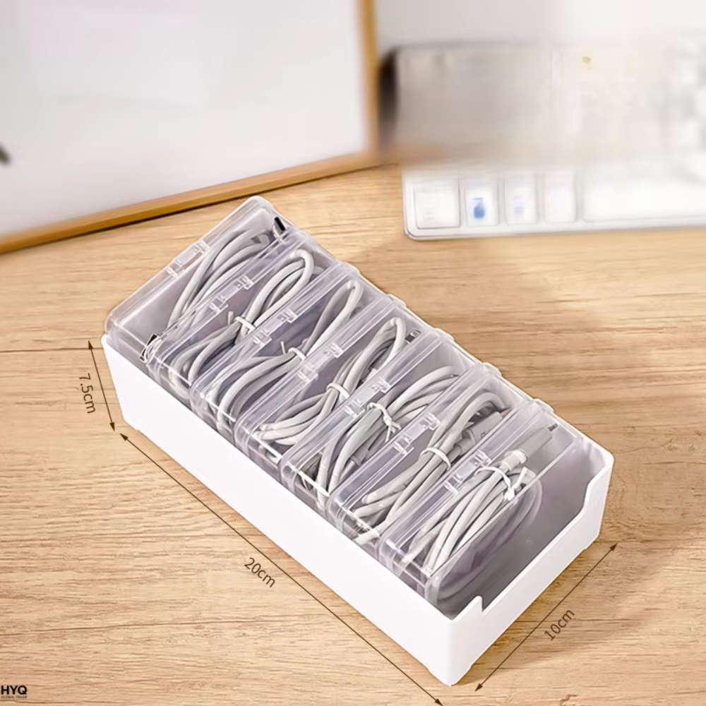 1PC Durable Plastic Cable Orga - Cable Management Box incelemesi ve fiyatı