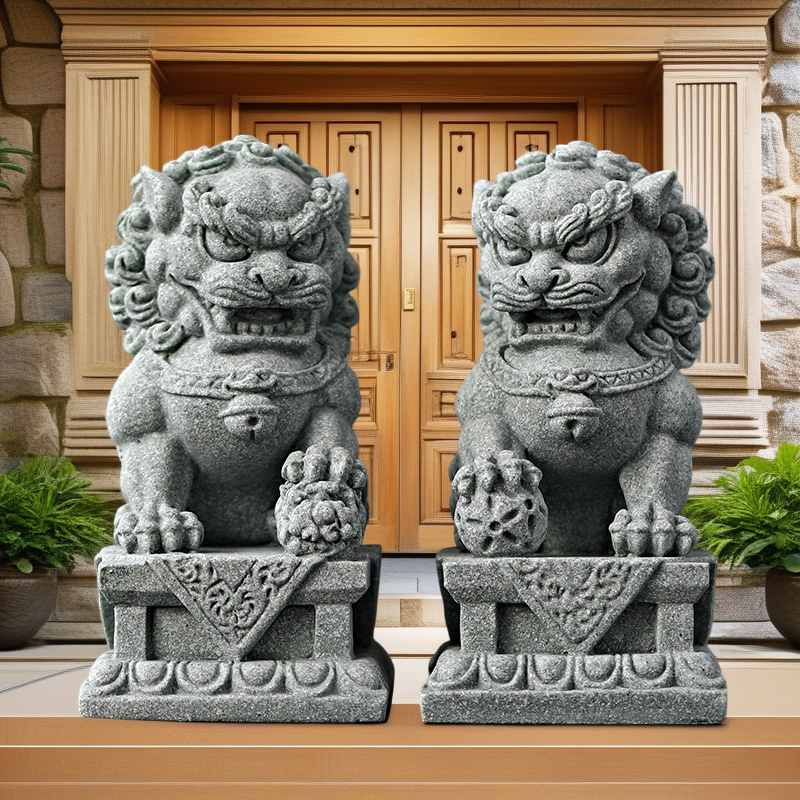 sandstone Kirin mascot sculptu - Home Office Feng Shui incelemesi ve fiyatı