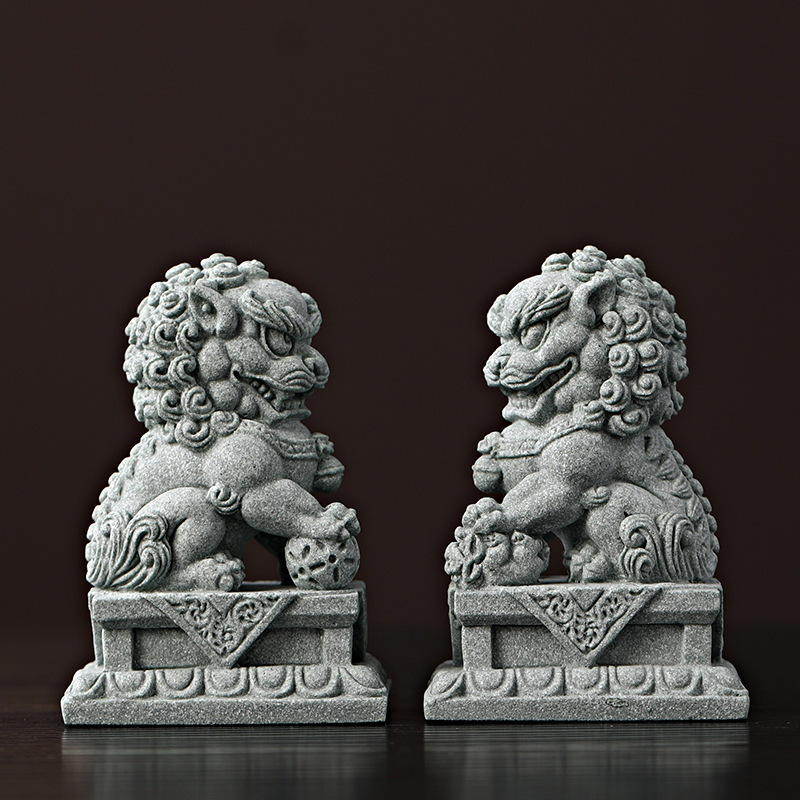 sandstone Kirin mascot sculptu - Home Office Feng Shui incelemesi ve fiyatı