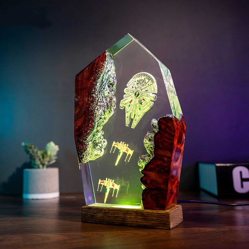 Table Resin Lamp Universe War  - Home Office Decor incelemesi ve fiyatı