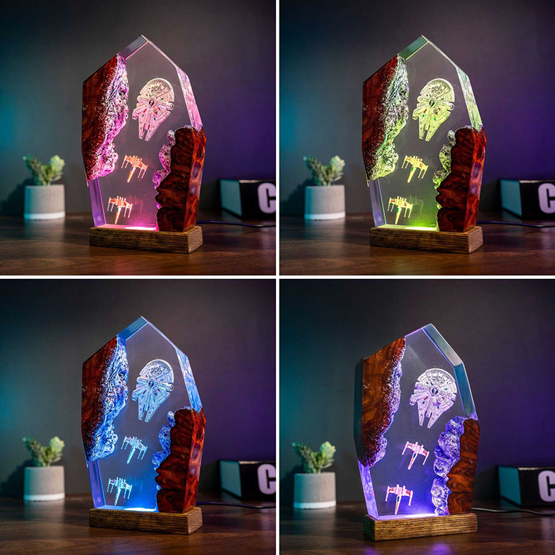 Table Resin Lamp Universe War  - Home Office Decor incelemesi ve fiyatı