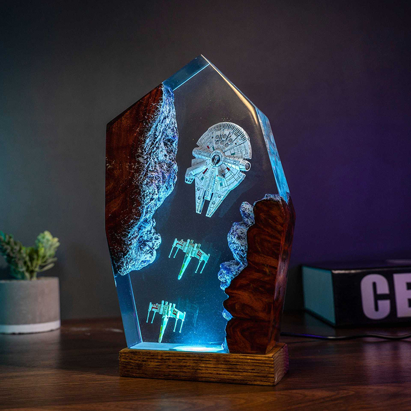 Table Resin Lamp Universe War  - Home Office Decor incelemesi ve fiyatı