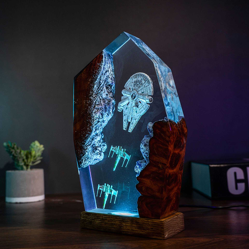 Table Resin Lamp Universe War  - Home Office Decor incelemesi ve fiyatı