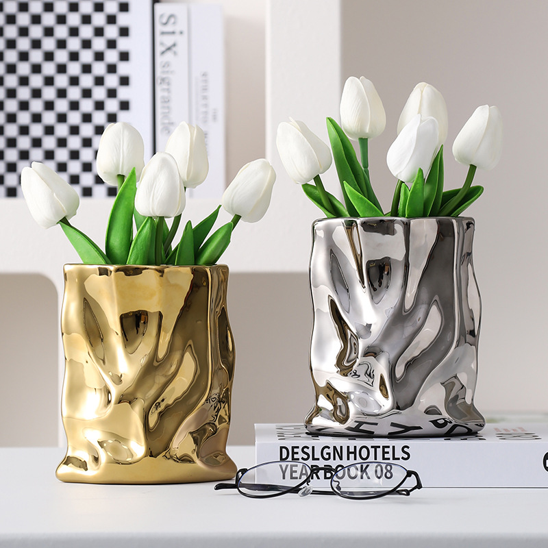 Nordic Ceramic Irregular Vase  - Home Office Form incelemesi ve fiyatı