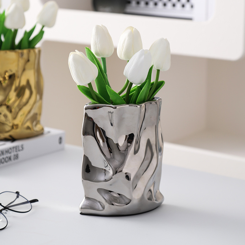 Nordic Ceramic Irregular Vase  - Home Office Form incelemesi ve fiyatı