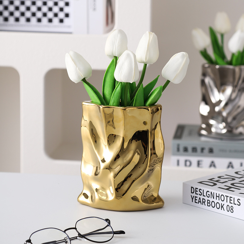 Nordic Ceramic Irregular Vase  - Home Office Form incelemesi ve fiyatı