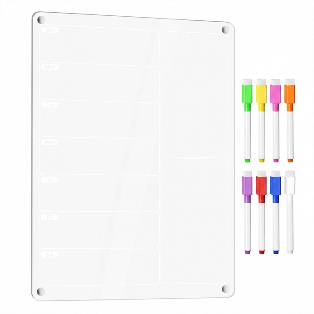 New Acrylic Meal Planner Reusa - Magnetic Calendar Board incelemesi ve fiyatı