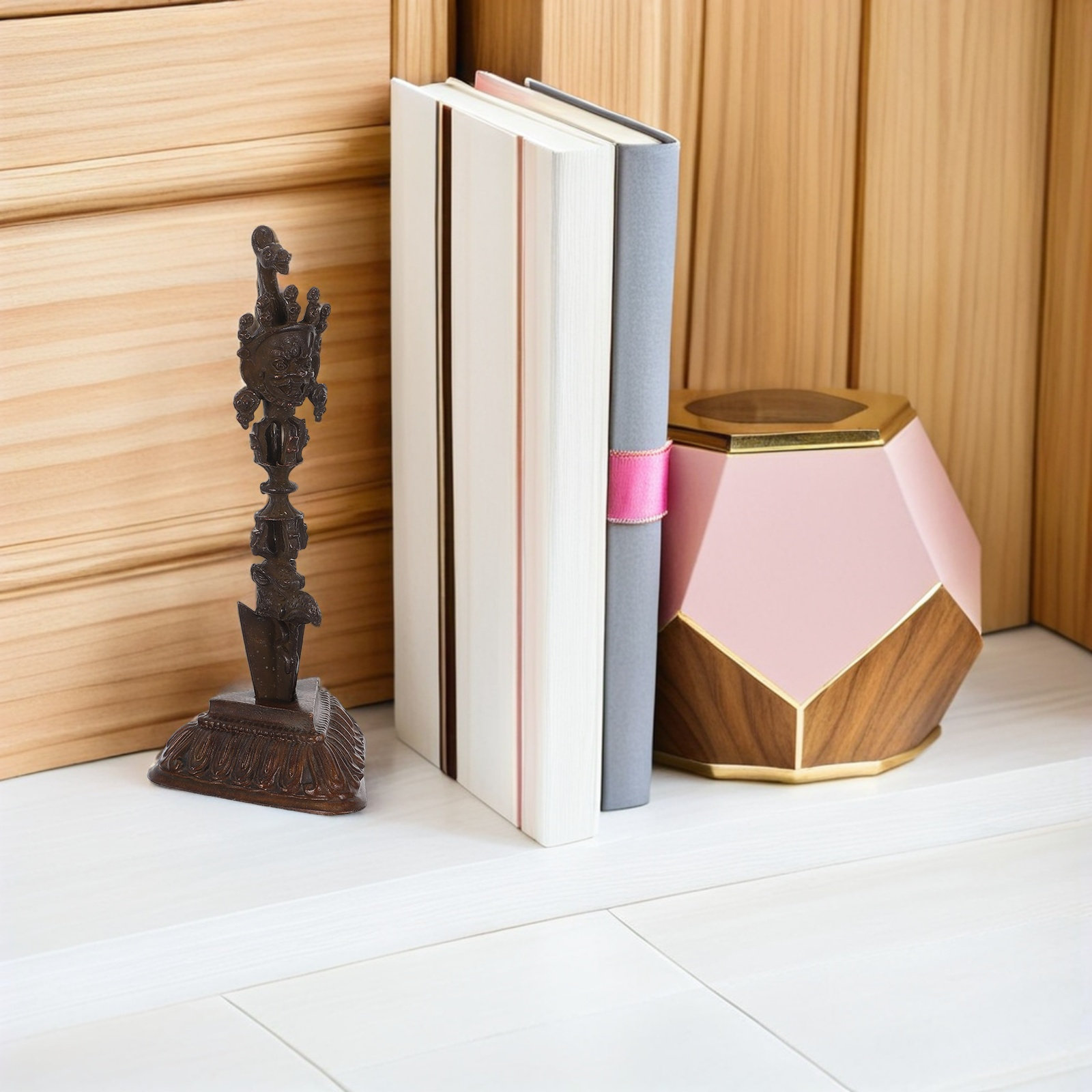 1Set Copper Vajra Dorje Phurba - Home Office Feng Shui incelemesi ve fiyatı