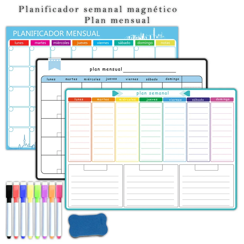 A3 Size Magnetic Weekly &month - Magnetic Calendar Board incelemesi ve fiyatı
