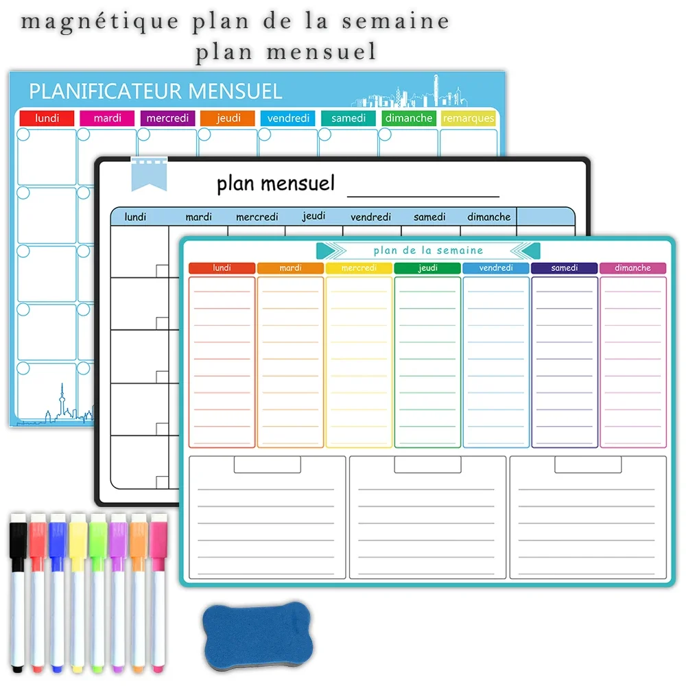 A3 Size Magnetic Weekly &month - Magnetic Calendar Board incelemesi ve fiyatı