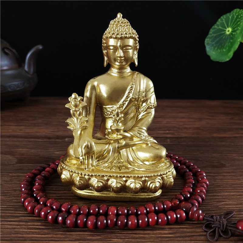 Goldn Medicine Buddha Statue W - Home Office Feng Shui incelemesi ve fiyatı