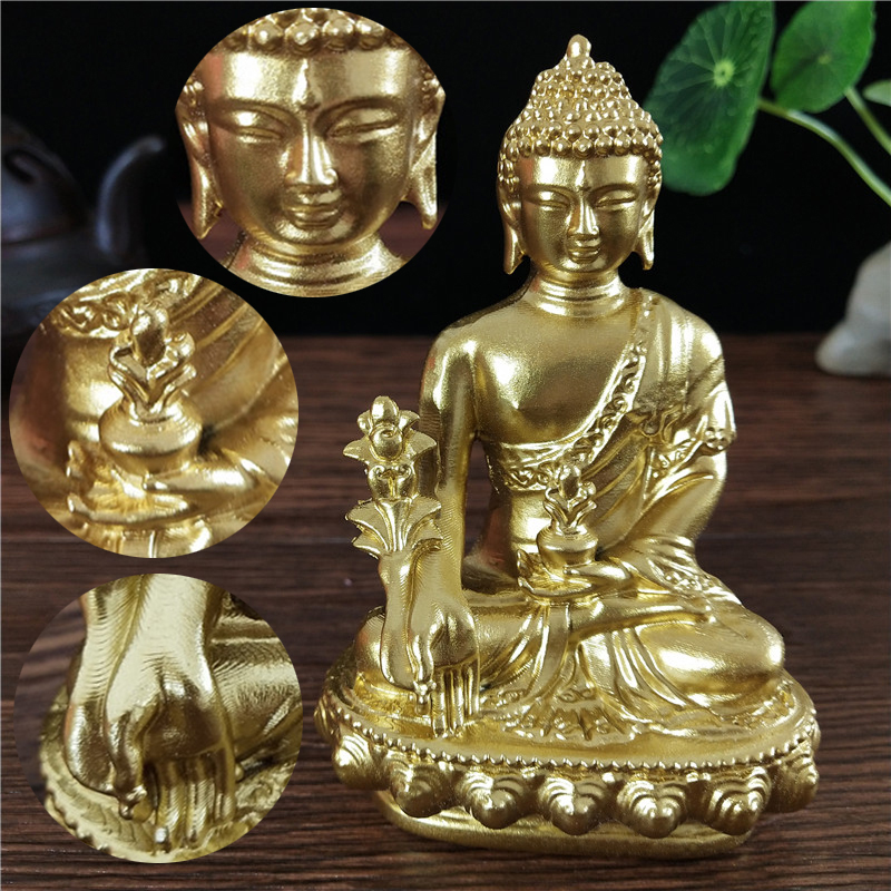 Goldn Medicine Buddha Statue W - Home Office Feng Shui incelemesi ve fiyatı