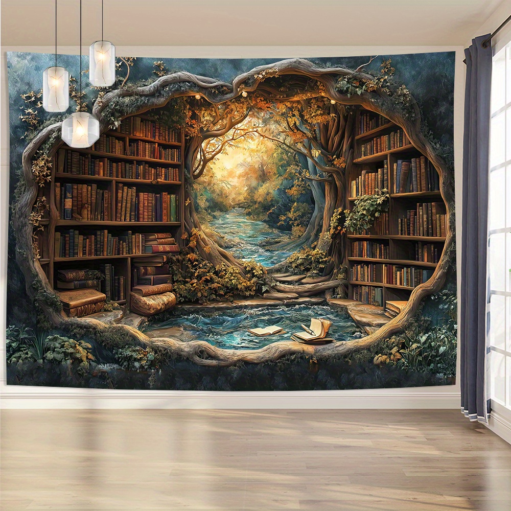 3D Magic Forest Bookshelf Tape - Home Office Bookshelves incelemesi ve fiyatı