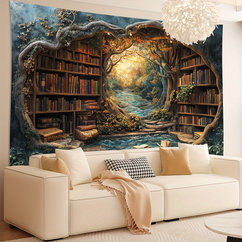 3D Magic Forest Bookshelf Tape - Home Office Bookshelves incelemesi ve fiyatı