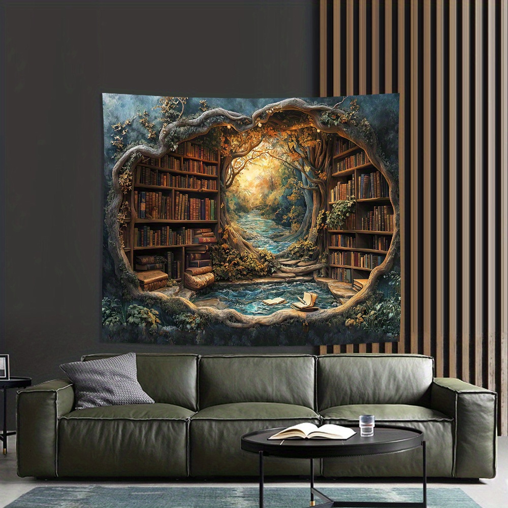 3D Magic Forest Bookshelf Tape - Home Office Bookshelves incelemesi ve fiyatı
