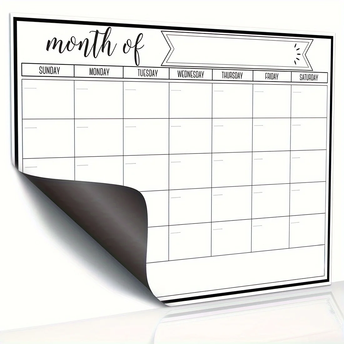 Magnetic Monthly Calendar Whit - Magnetic Calendar Board incelemesi ve fiyatı