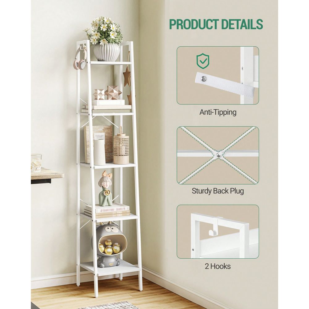 Ladder Shelf, Bookshelf Bookca - Home Office Bookshelves incelemesi ve fiyatı