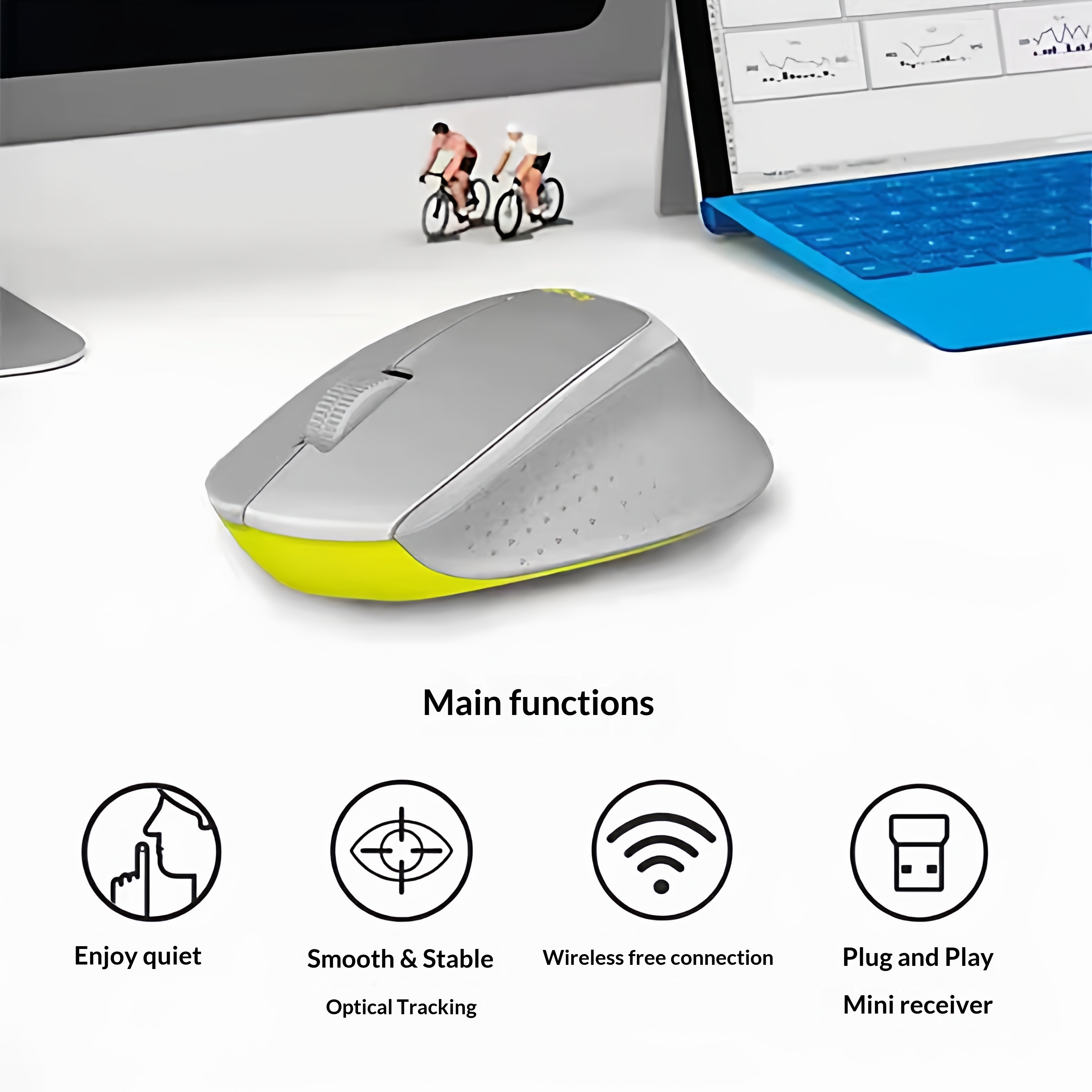 Logitech M330 Wireless Mouse 2 - Home Office For Mac incelemesi ve fiyatı