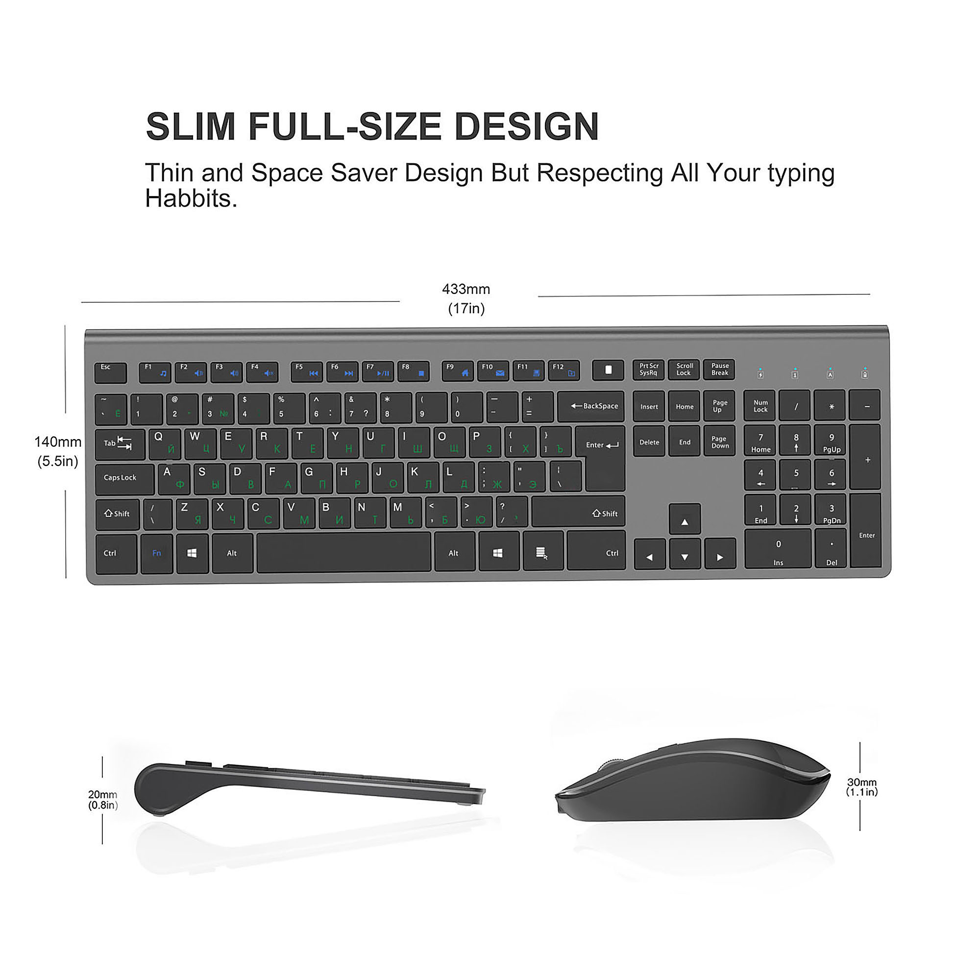 2.4G Rechargeable Wireless Key - Home Office For Mac incelemesi ve fiyatı