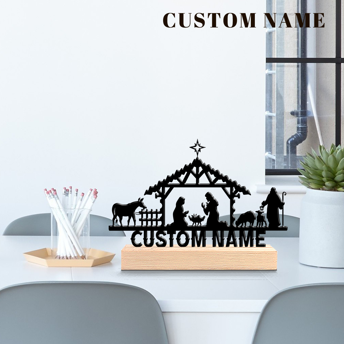 1Pc Csutom Name Jesus's Bitrth - Home Office Decor incelemesi ve fiyatı